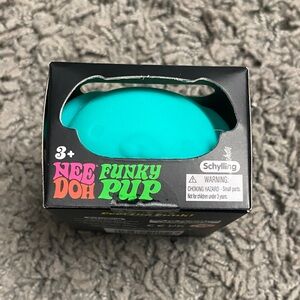 Nee Doh Funky Pup Squish Toy - Teal